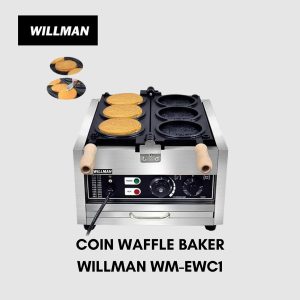 Electric Coin Waffle Baker / Cetakan Waffle Bentuk Coin