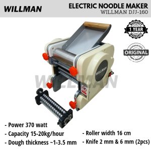 WILLMAN DJJ-160/DJJ-200 Mesin Penggiling Mie/ Noodle Maker